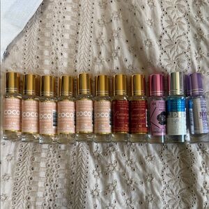 Assorted Perfume Oil Roll-Ons total of 11 bottles